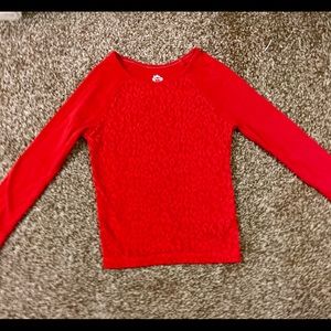 Red sweater for a girl